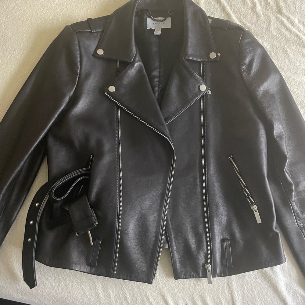 Jigsaw Leather Jacket